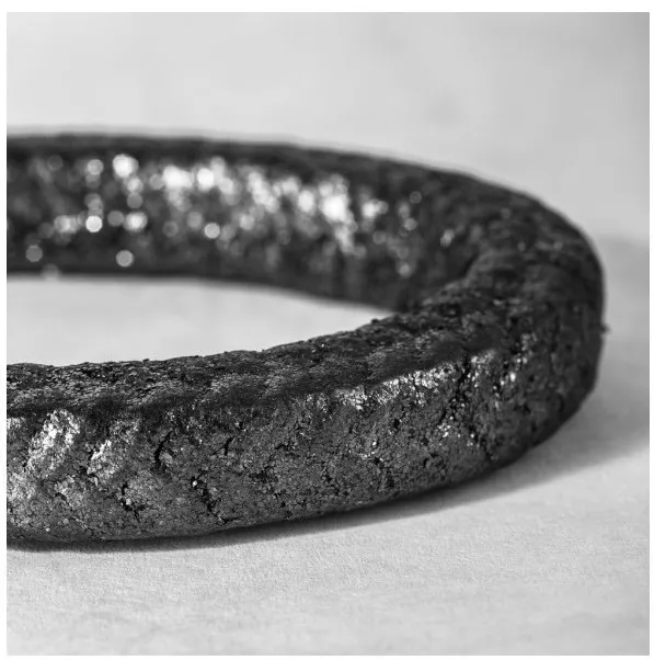 Gioăng sợi acrylic bện tẩm hỗn hợp bôi trơn/graphite - Braided Acrylic Fiber Braided Throughout a Lubrication/ Graphite Mix